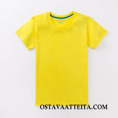 T-paidat Miesten Keltainen Puuvilla