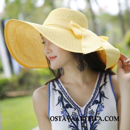 Hattu Naisten Ranta Mutka Kesä Aurinkovoiteet Olkihattu Suuri