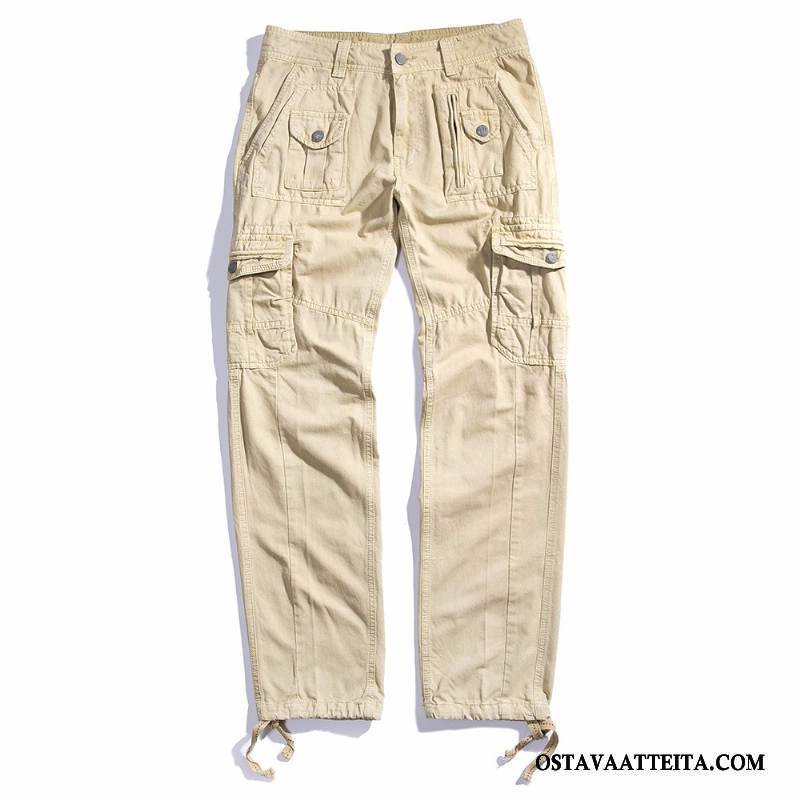 Housut Miesten Cargo Khaki