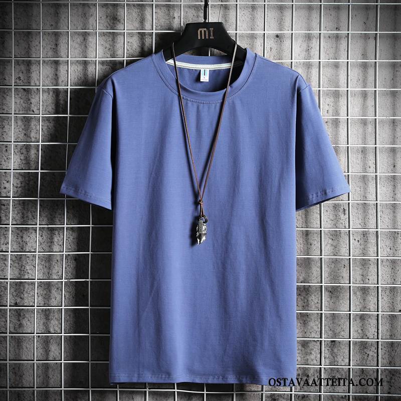 T-paidat Miesten T-paita Takki Tide-brändi Puuvilla Sininen Uusi