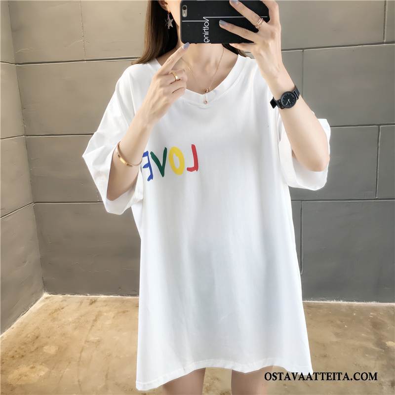 T-paidat Naisten Naisille Valkoinen Takki Suuri Kesä Uusi